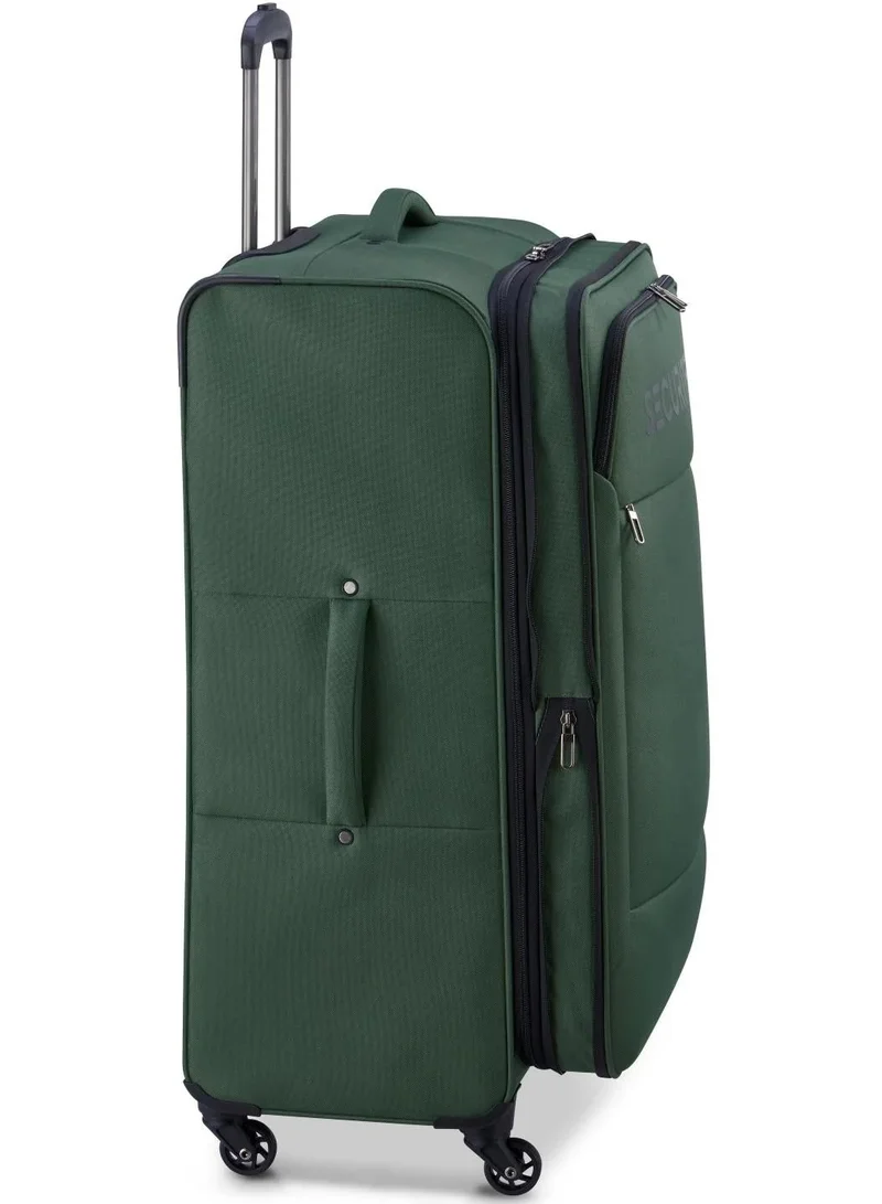 DELSEY Paris  Securitech Vanguard By Delsey Paris 82 Cm Expandable 4-Double Wheeled Check-In Luggage Trolley - Khaki  | Best Price UAE